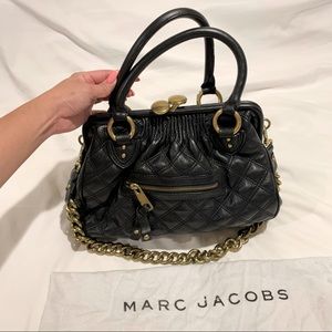 MARC JACOBS Quilted Leather Stam Bag